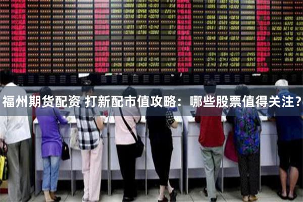 福州期货配资 打新配市值攻略：哪些股票值得关注？